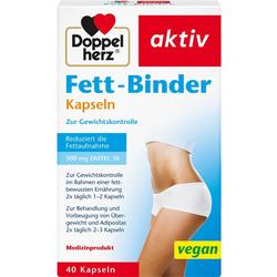 Fettbinder-Kapseln von Doppelherz zur Gewichtskontrolle, vegan und zur Verringerung der Fettaufnahme.